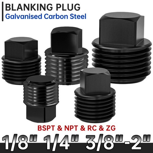 Square head plug pipe fitting - head,