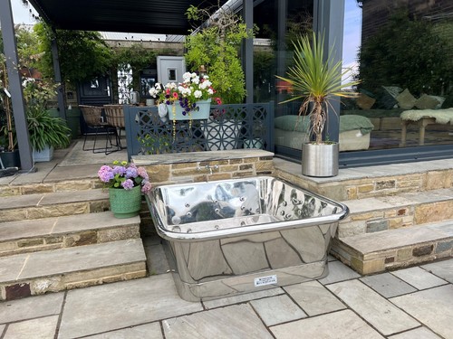 Copper bathtub the tulip - bathtub,