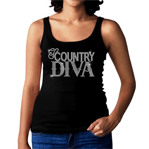 Country diva ladies rhinestone - country,