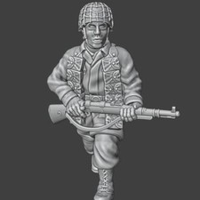 28mm WW2 Fallschirmjäger - Jager w/ KAR98K (B) - Bolt Action/ Chain of Command