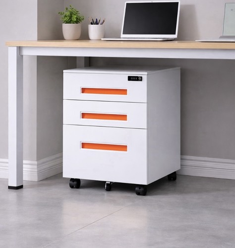 White drawer mobile filing - white,