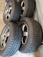 Nissan Skyline R32 GTS-T refurbished Anthracite 16X6.5JJ alloys+New Tyres & caps