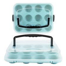 Spmarkt Blue 12-Cup Muffin Pan