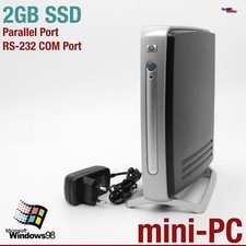 HP MINI COMPUTER PC FOR WINDOWS 98 SE OLD DOS GAMES 2GB SSD RS-232 PARALLEL
