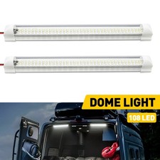 White LED Car Interior Light Dome Roof Ceiling Reading Lamp Motorhome Camper 12V