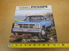 1983 GMC Pickup truck Sierra K1500 C1500 2500 sales brochure 20pg ORIGINAL
