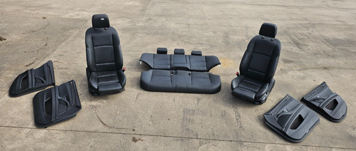 Bmw series f10 black leather - bmw,