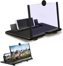 2026 3D HD Phone Screen Magnifier – 12" Foldable Mobile Amplifier for All Phones