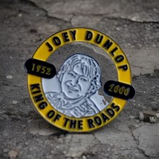 Joey Dunlop Lapel Pin Badge