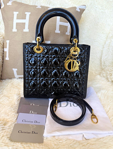 Lady dior medium black - lady,