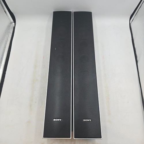Pair sony speakers front - of,