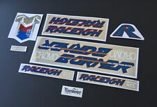 Raleigh Mk2 Cromo Burner BMX decal set