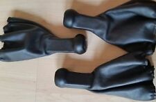 Porsche  924 944 968   928 leather shiftboot knob+Emblem 