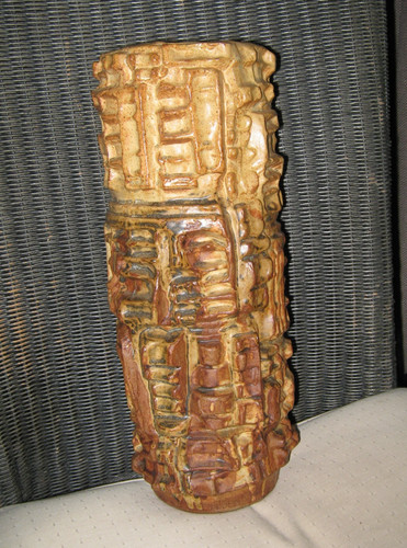 Bernard rooke vase brutalist - rooke,