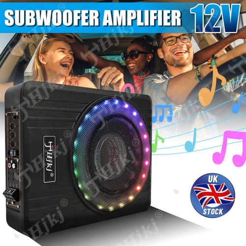 Led car subwoofer under - car, under-seat