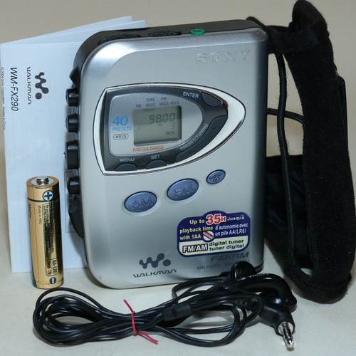 Sony walkman fx290 radio - wm-fx290,