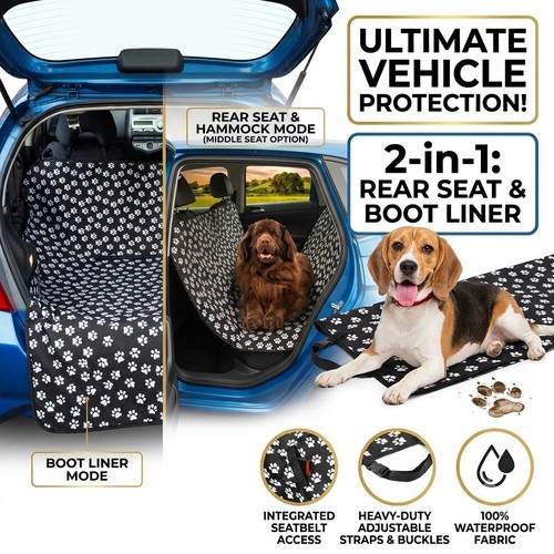 Car boot seat protector - protector, liner
