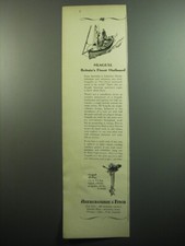 1957 Abercrombie & Fitch Seagull 40-Plus Outboard Motor Advertisement
