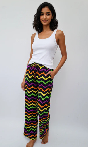 Ankara trouser vibrant wax - trouser,