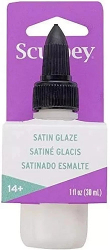 Sculpey satin glaze 30ml - satin, clear