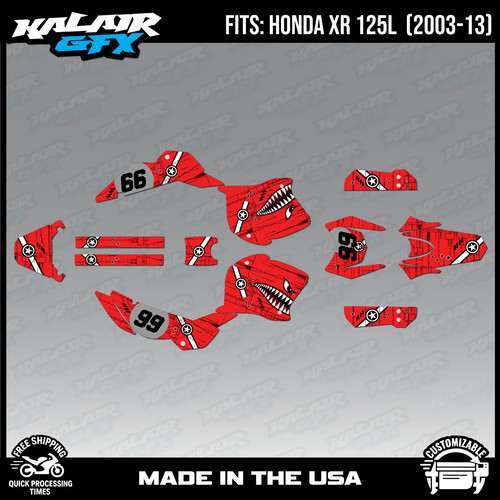 Graphics decal kit - graphics, honda