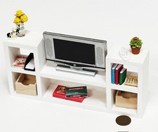 Dolls House White Painted Wood