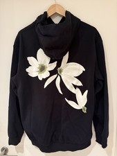 Simone Rocha x HM Black Oversized Flower Hoodie Size S