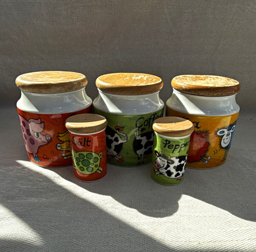 Dunoon funky farm 5pc coffee - funky,