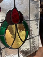 Vintage stained glass window