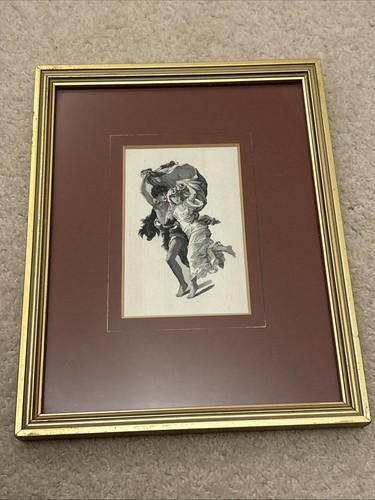 Vintage framed cash - j&j,