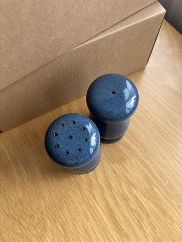 Denby boston blue salt pepper - denby,