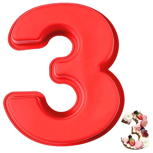 Number cake mould 3d - 3,