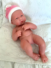 Berenguer 14" Newborn Baby Girl  Doll Realistic Nude Anatomically Correct 2403