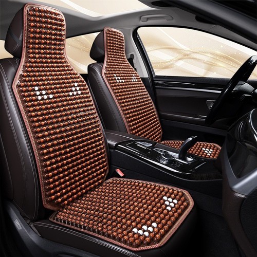 Universal wooden beaded seat - wooden,