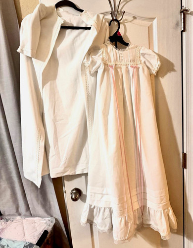 Vintage girls white pink - girls,