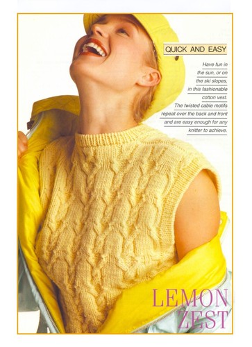 Ladies sleeveless jumper easy - ladies,