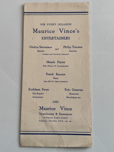 1930s maurice vince - maurice,