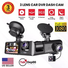 Dual Lens Car Dash Cam 1080P