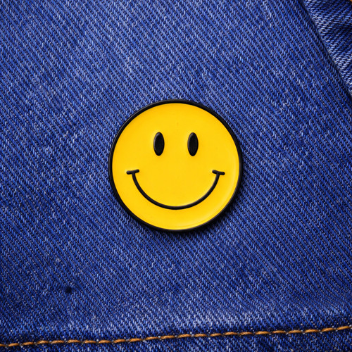 Yellow smiley face emoji - yellow,