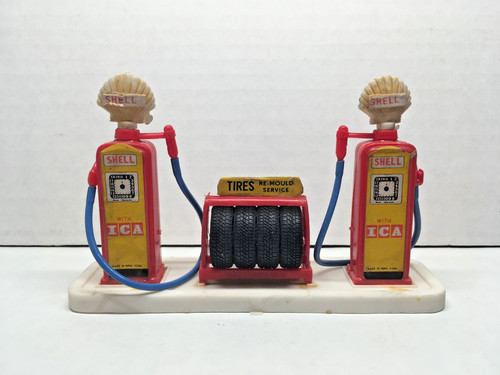 Vintage plastic shell gas - plastic,