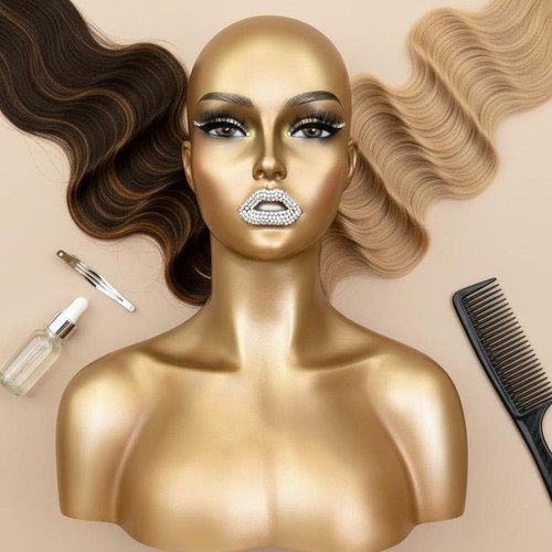 Mannequin head with shoulders - mannequin,