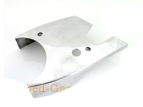 Polished aluminum engine cover