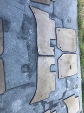 Lot32 Range Rover P38 Cream Genuine Set Front And Rear Mats  Look At Pictures