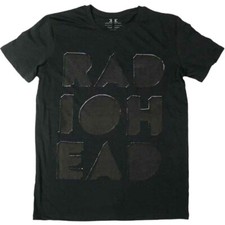 Radiohead Unisex T-Shirt: Note Pad (Debossed) (Medium)