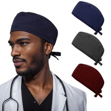 Unisex Surgical Scrub Cap Hat