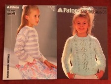 Patons Original 1980's Child  Brushed DK Knitting Patterns  372.1.9