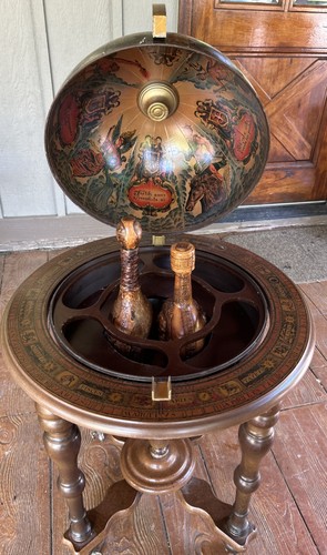 Vintage zoffoli wood globe - zoffoli,