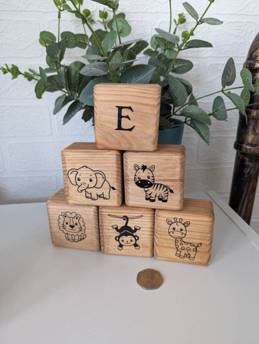 Letter blocks nursery - letter, decor