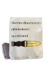 Vintage Matchbook Repair Sewing Kit - Skean Dhu Horel, Aberdeen Scotland