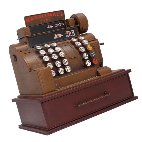 Retro cash register model - cash,